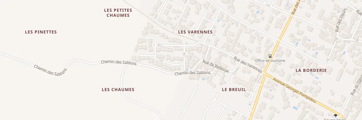 Plan du 30 Rue des Paquerettes à La Brée-les-Bains