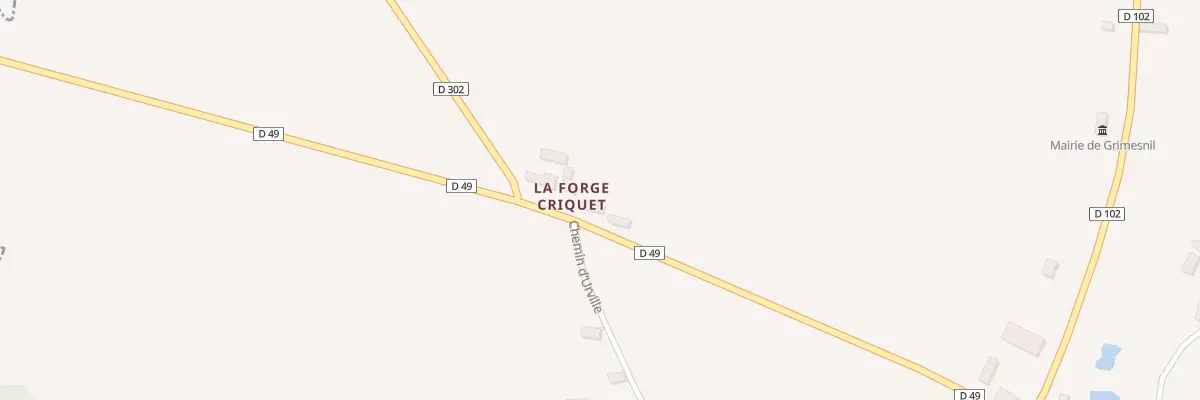 Plan du 12 Rte du 30 Juillet 44 à Grimesnil