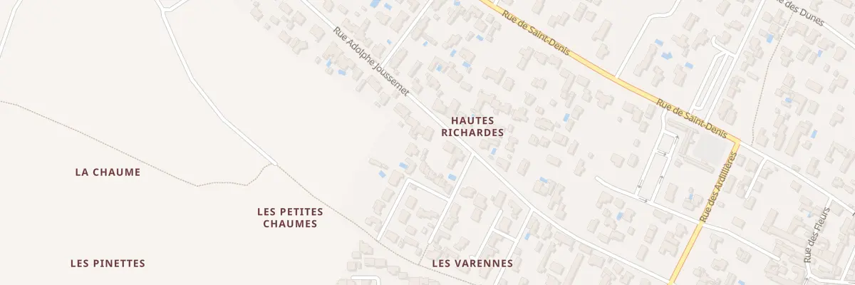 Plan du 34 Rue Adolphe Joussemet à La Brée-les-Bains