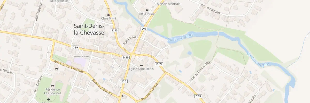 Plan du 11 Rue de lattre de tassigny à Saint-Denis-la-Chevasse
