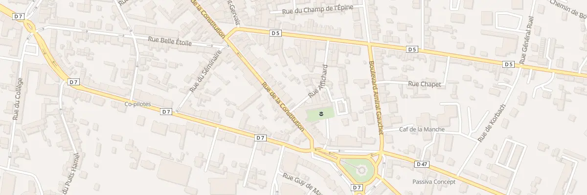 Plan du 81 Rue La Constitution Avranches à Avranches
