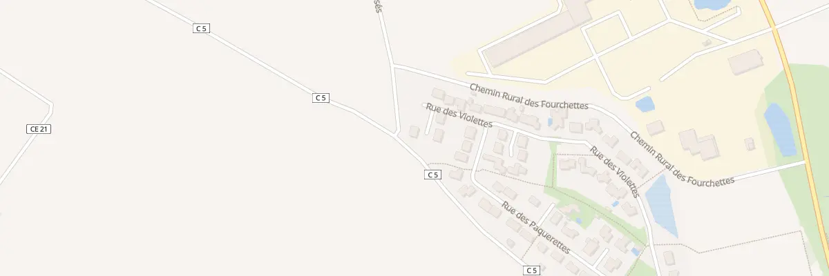 Plan du 50 Rue des violettes à La Copechagnière