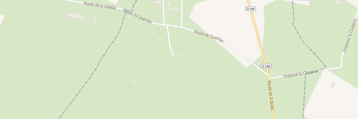 Plan du 1 Rte de Quertier à La Haye-Pesnel