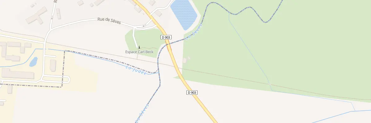 Plan du 90 Rte de Baupte à Auvers