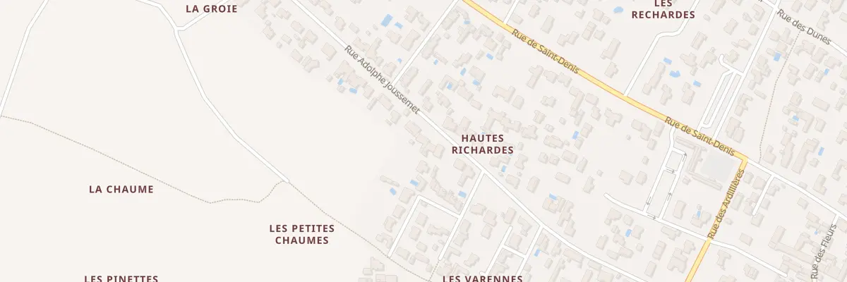 Plan du 9005 Rue Adolphe Joussemet à La Brée-les-Bains