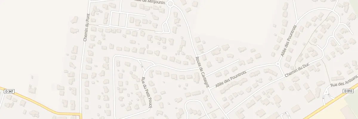 Plan du 431 Rue du Petit Poutch à Bénesse-Maremne