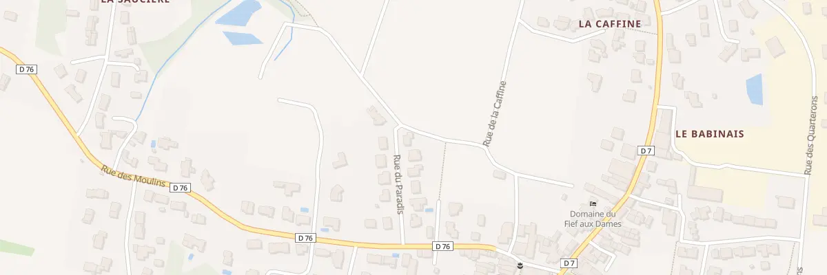 Plan du 12 Rue du Paradis à Monnières