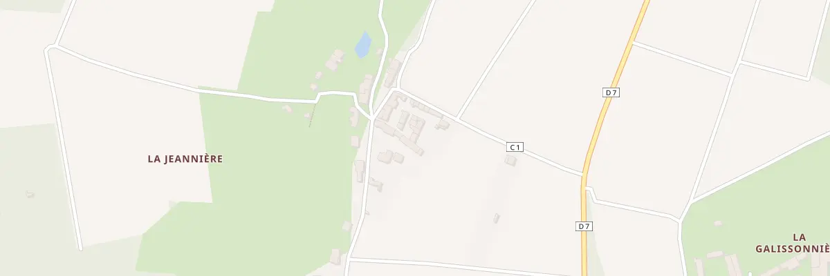 Plan du 134 La Jeanniere au Pallet