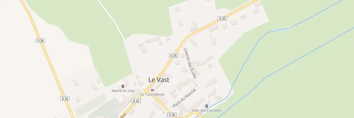 Plan du 12 Rte de Valcanville au Vast