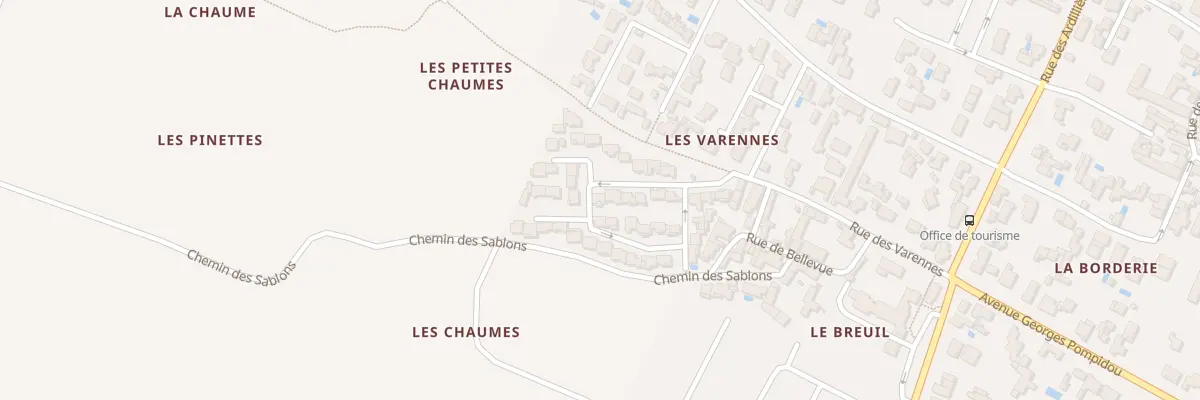 Plan du 18 Rue des Paquerettes à La Brée-les-Bains