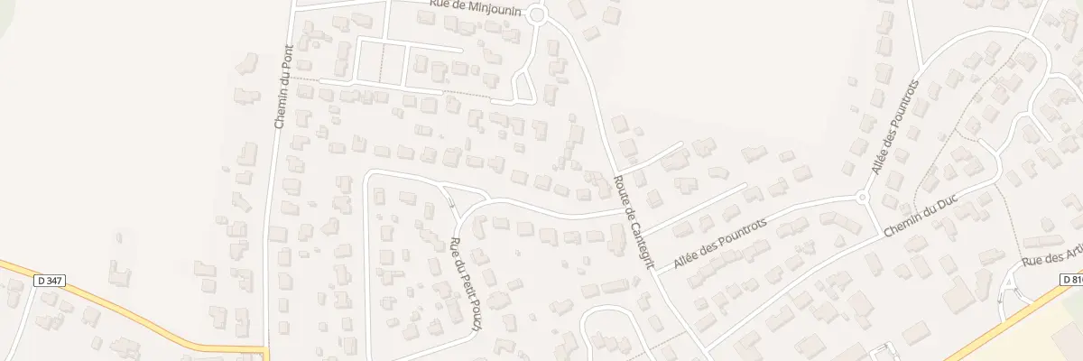 Plan du 411 Rue du Petit Poutch à Bénesse-Maremne