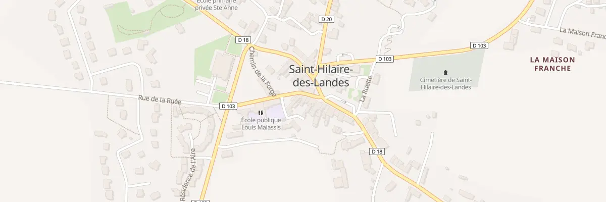 Plan du 3 Rue Belle Aire à Saint-Hilaire-des-Landes
