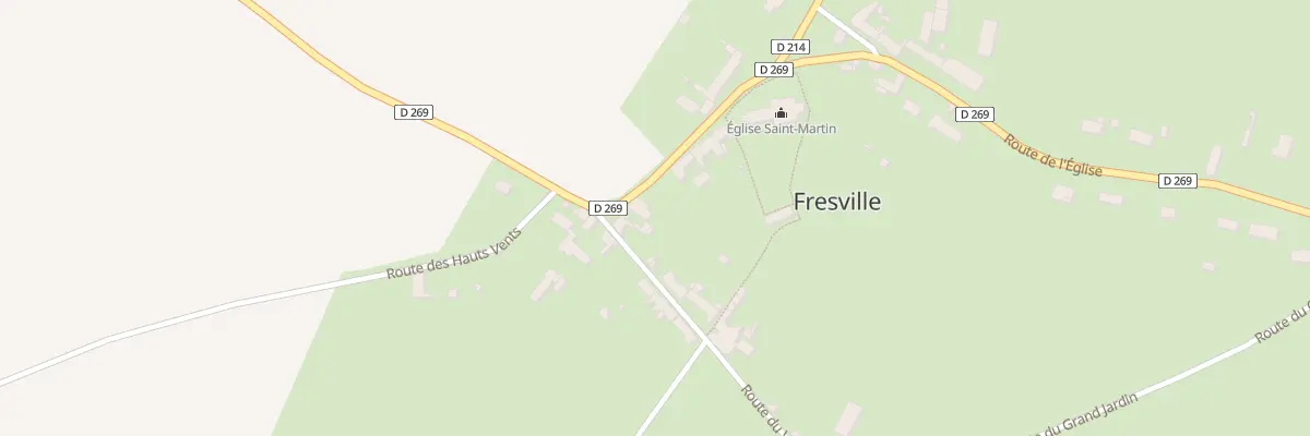 Plan du 4 Rte de l’Église à Fresville