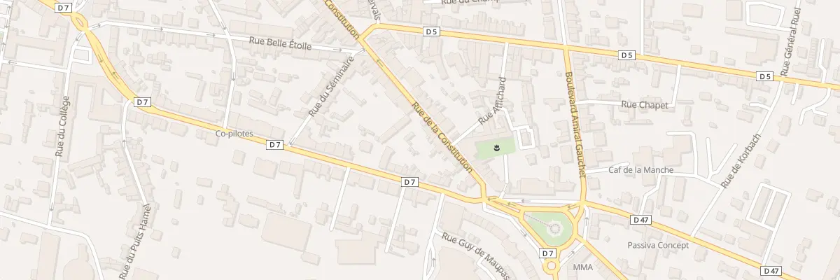 Plan du 90 Rue La Constitution Avranches à Avranches