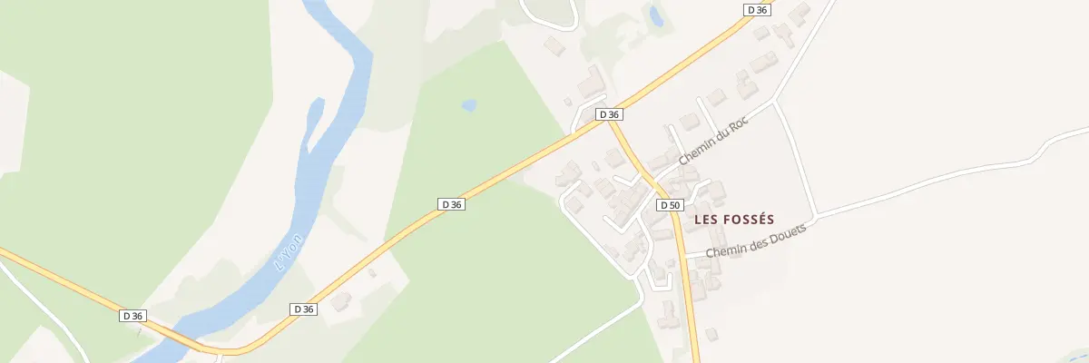 Plan du 180 Che des Douves à Rives de l’Yon
