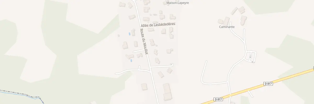 Plan du 2438 Rte du Mouliot à Saint-André-de-Seignanx