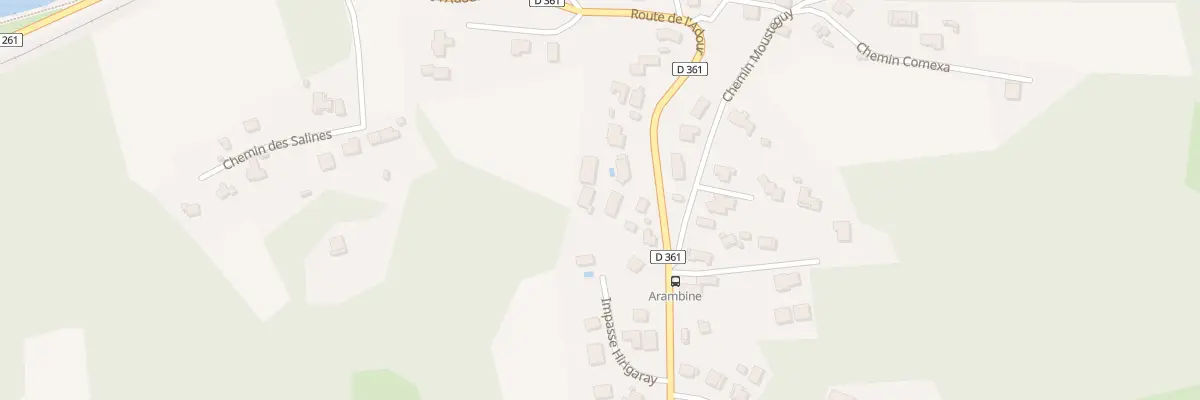 Plan du 547 Rte de l’ Adour à Urcuit