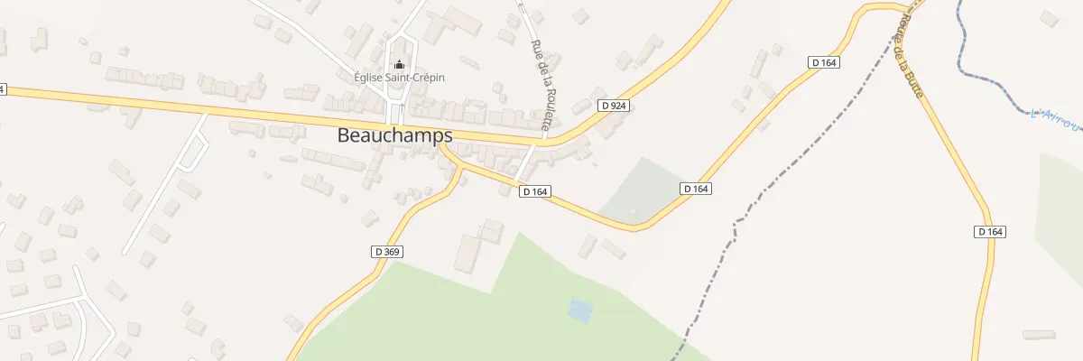 Plan du 1 Rue Courte à Beauchamps
