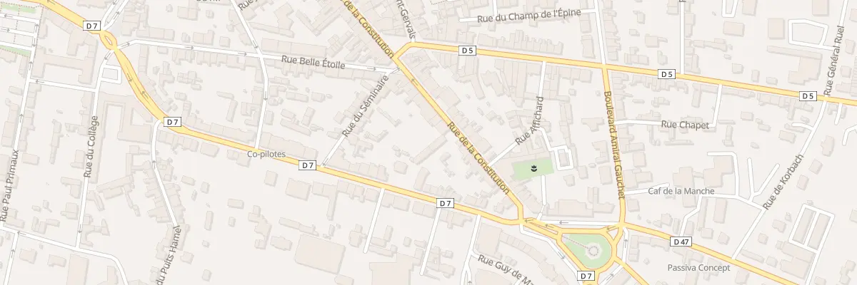 Plan du 84 Rue La Constitution Avranches à Avranches