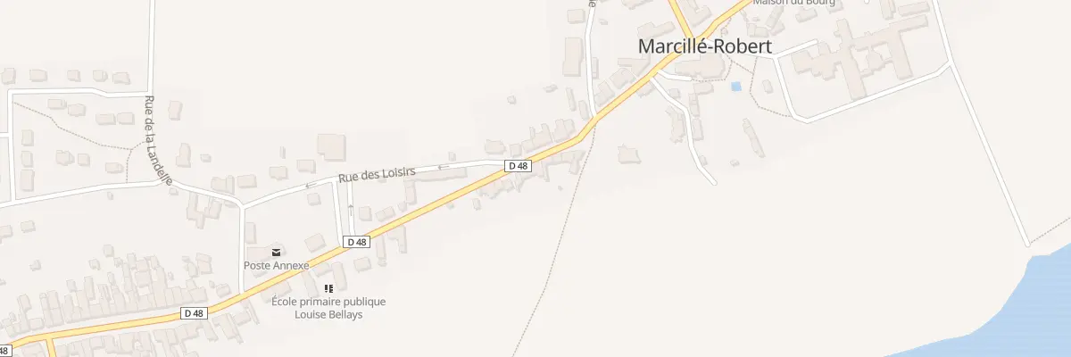 Plan du 5009 Le Boulevard à Marcillé-Robert