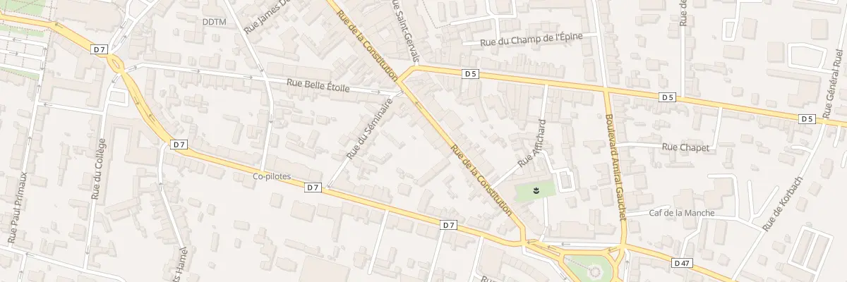 Plan du 80 Rue La Constitution Avranches à Avranches