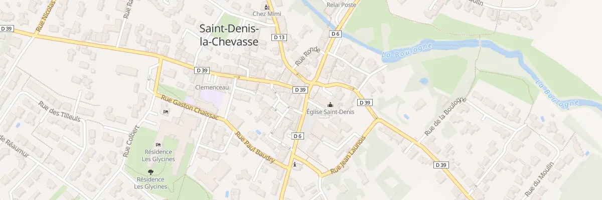 Plan du 1 Rue abbé pierre arnaud à Saint-Denis-la-Chevasse