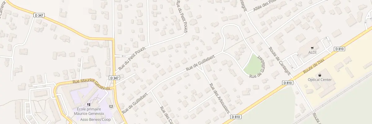 Plan du 229 Rue de Guillebert à Bénesse-Maremne
