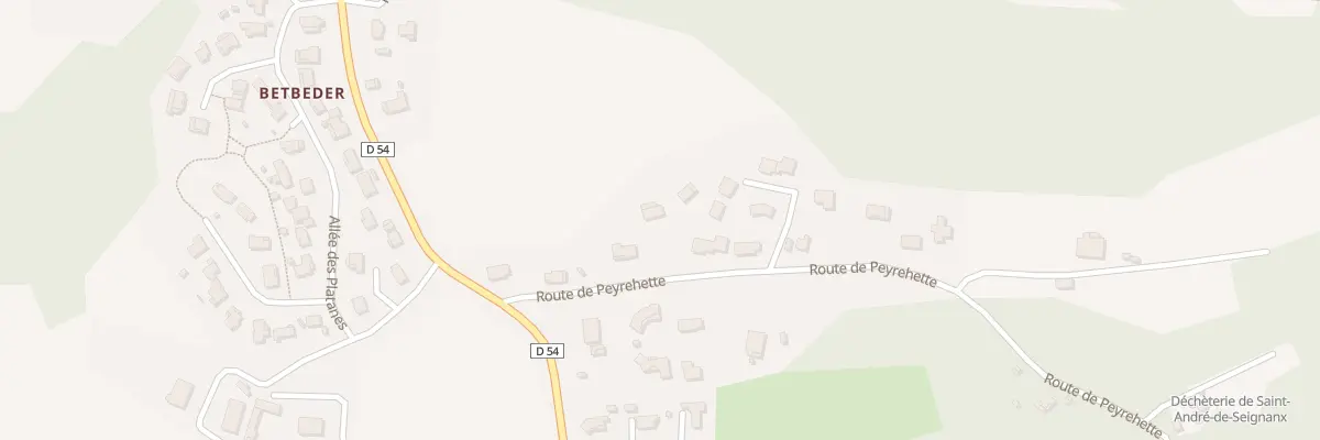 Plan du 718 Rte de Peyrehette à Saint-André-de-Seignanx