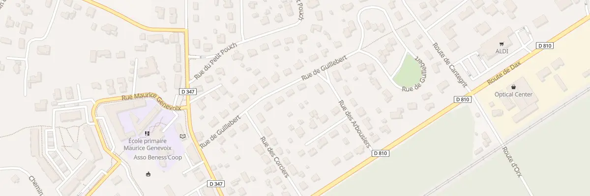 Plan du 178 Rue de Guillebert à Bénesse-Maremne