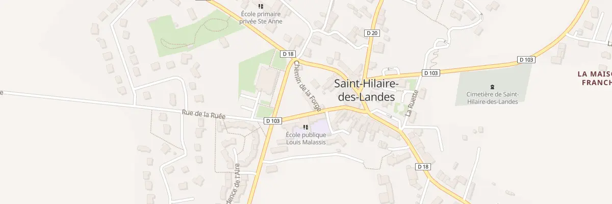 Plan du 1 Che de la Forge à Saint-Hilaire-des-Landes