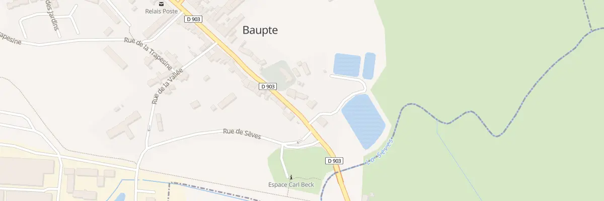 Plan du 4 Le Bourg à Baupte