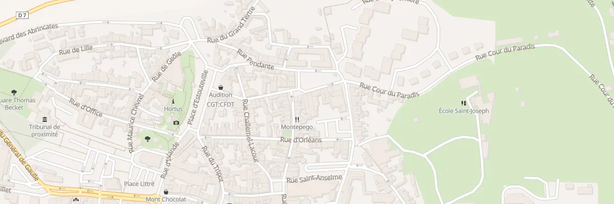 Plan du 8 Pl du Marche - Avranches à Avranches
