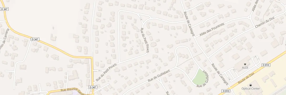 Plan du 245 Rue du Petit Poutch à Bénesse-Maremne