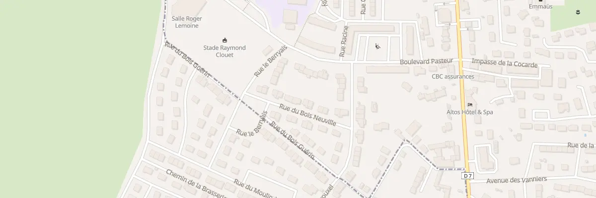Plan du 11 Rue du Bois Neuville Avranches à Avranches