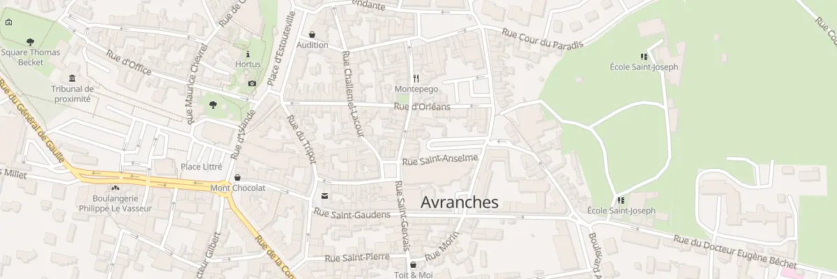 Plan du 6B Rue des Chapeliers - Avranches à Avranches