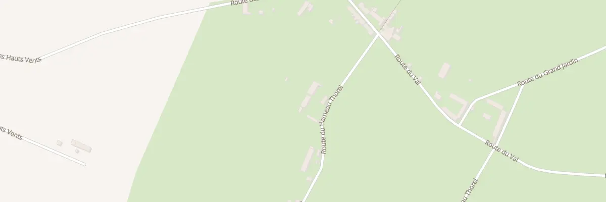 Plan du 10 Rte du Hameau Thorel à Fresville