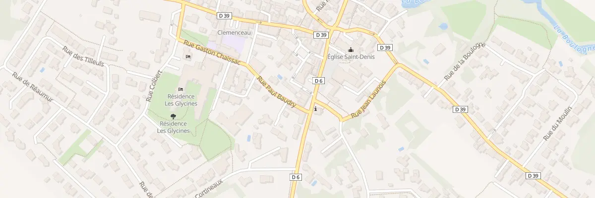 Plan du 10 Rue abbé pierre arnaud à Saint-Denis-la-Chevasse