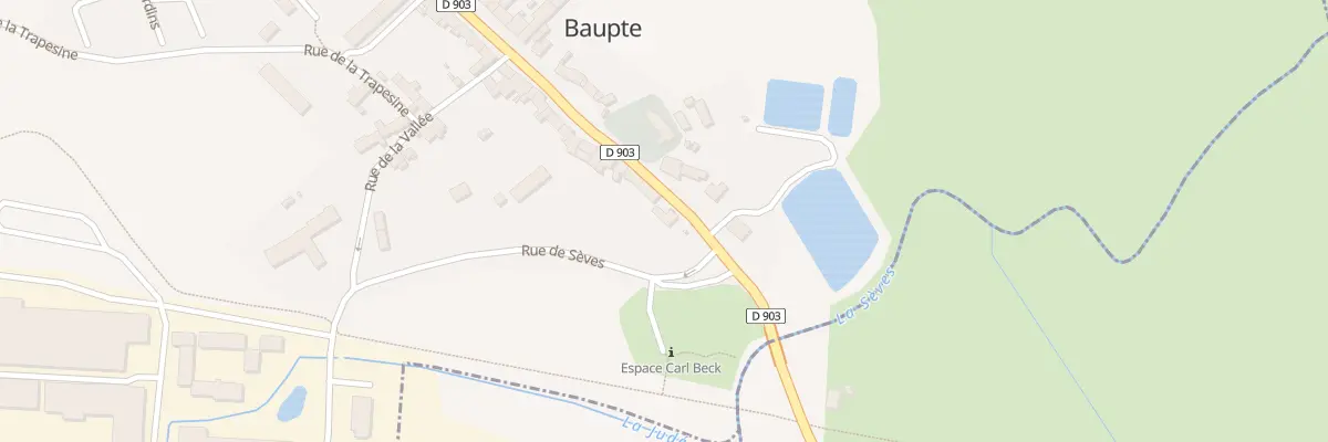 Plan du 1 Le Bourg à Baupte