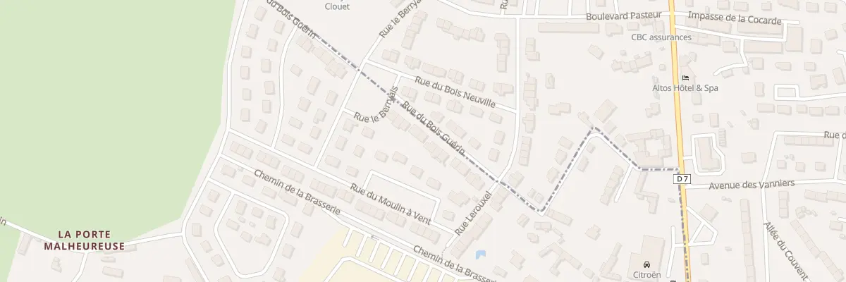 Plan du 22 Rue du Bois Guerin au Val-Saint-Père
