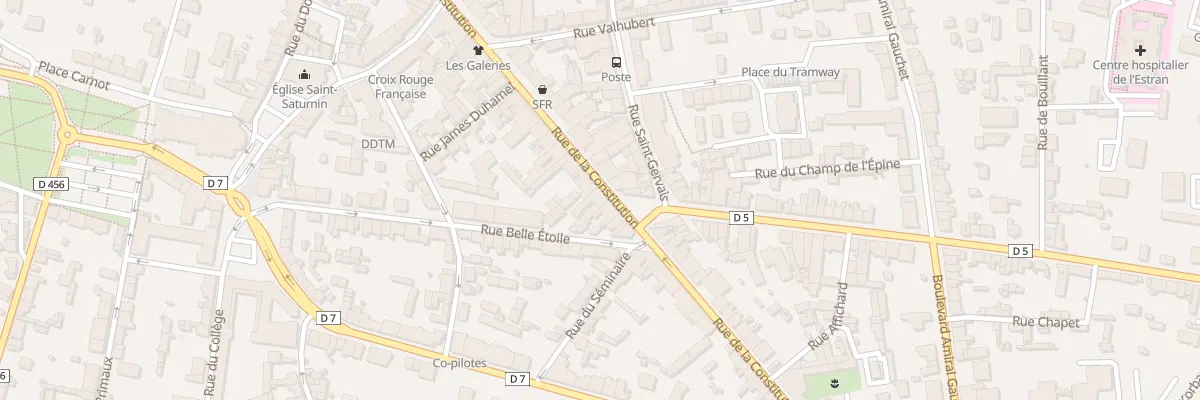 Plan du 62 Rue La Constitution Avranches à Avranches