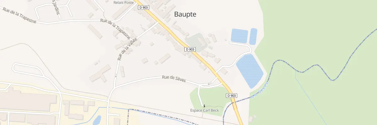 Plan du 7 Le Bourg à Baupte