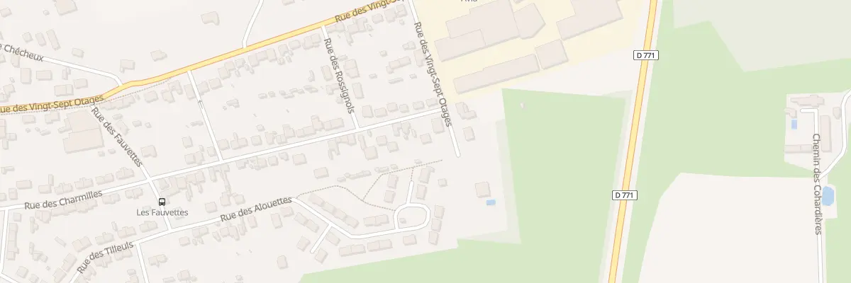 Plan du 3 Rue des Hirondelles à Châteaubriant