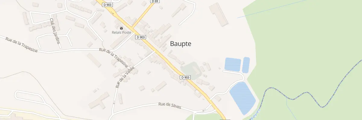 Plan du 8 Le Bourg à Baupte
