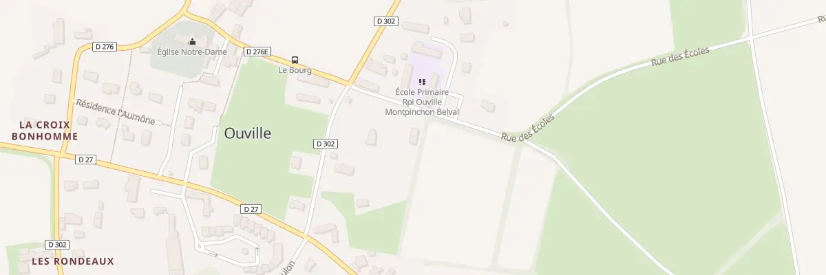 Plan du 8 Rue des Ecoles à Ouville