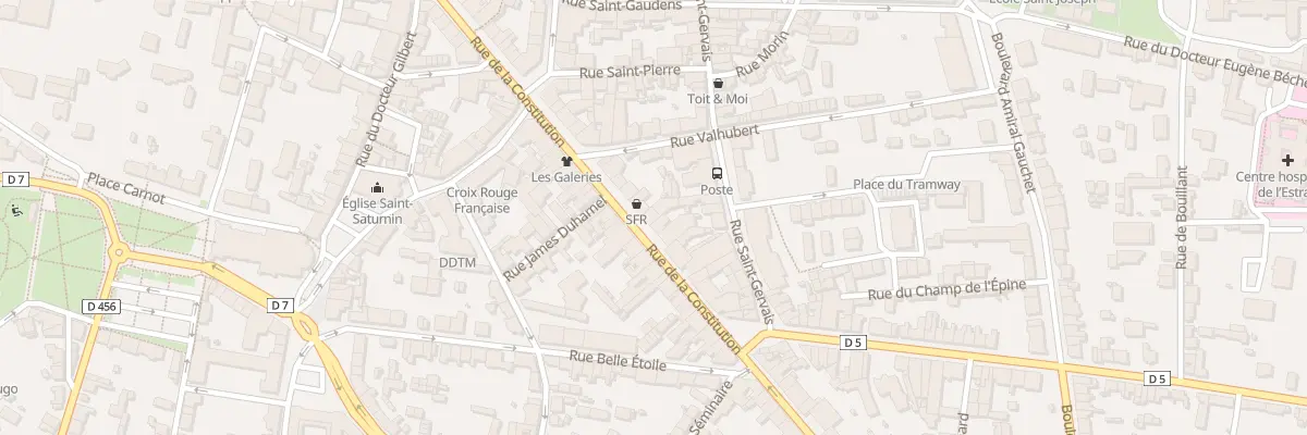 Plan du 41 Rue La Constitution Avranches à Avranches