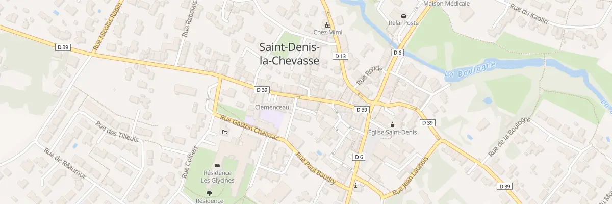 Plan du 21 Rue georges clemenceau à Saint-Denis-la-Chevasse
