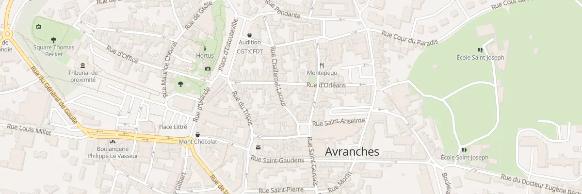 Plan du 6 Rue Challemel Lacour Avranches à Avranches