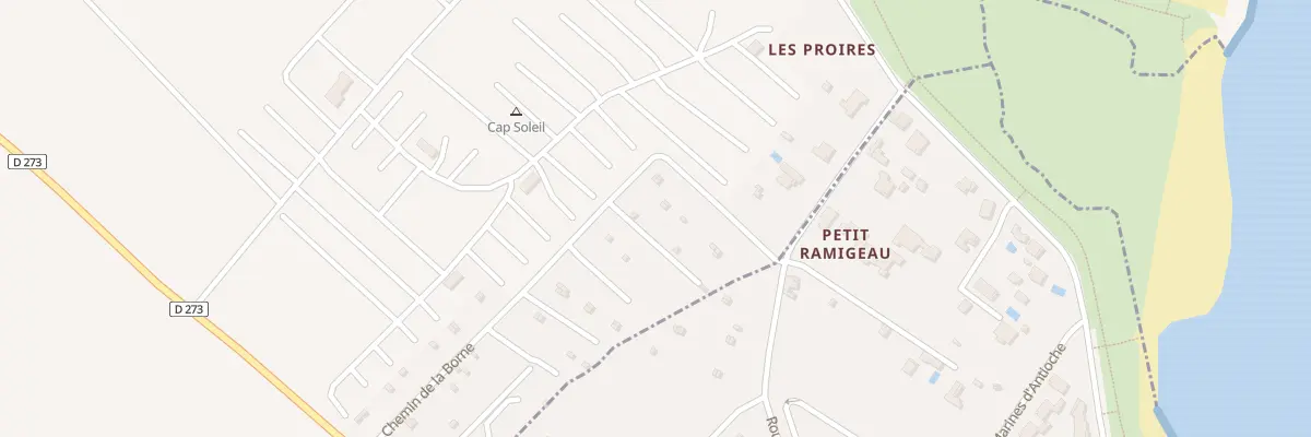 Plan du 3 All Claude Dabin à Saint-Denis-d’Oléron