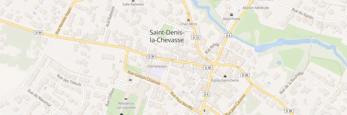 Plan du 24 Rue georges clemenceau à Saint-Denis-la-Chevasse