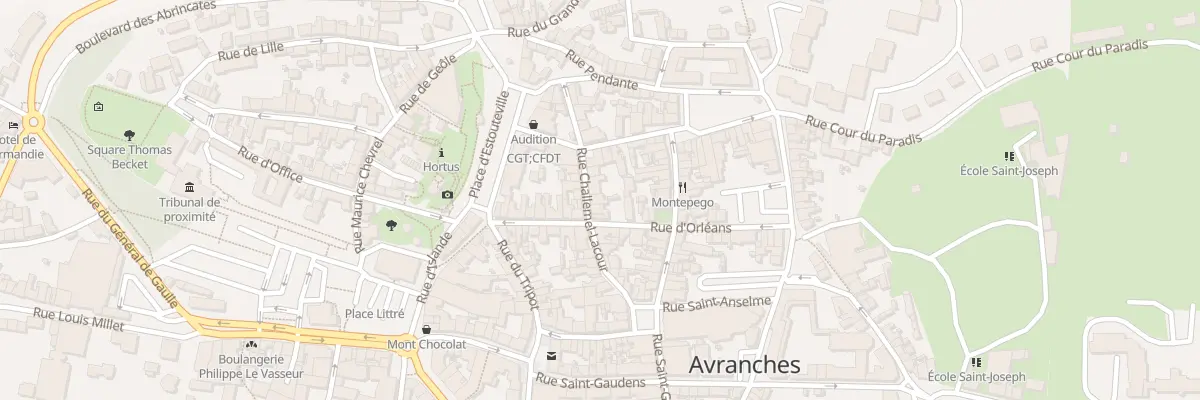 Plan du 14 Rue Challemel Lacour Avranches à Avranches